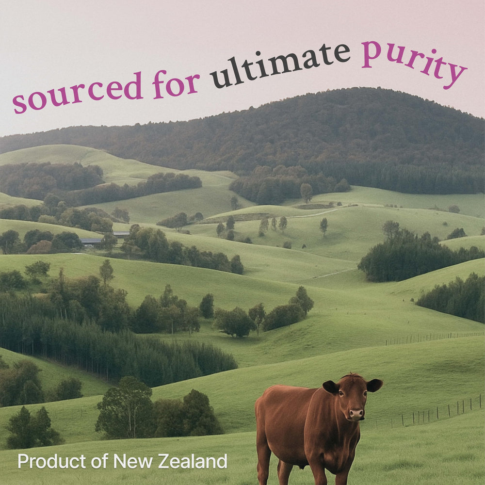 Vital Core New Zealand grass-fed source—ethically sourced bovine thyroid.