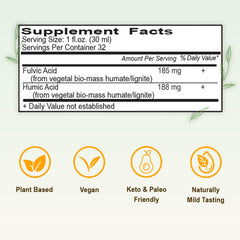Vital Earth Minerals near a glass with pH balance concept for potential alkalinity support