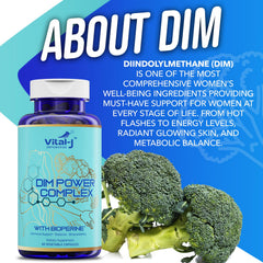 Vital-J Empowering 4-in-1 DIM Potent Complex Bioperine capsule signals enhanced absorption potential