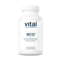 Vital Nutrients BCQ bottle front showing vegan joint support formula.
