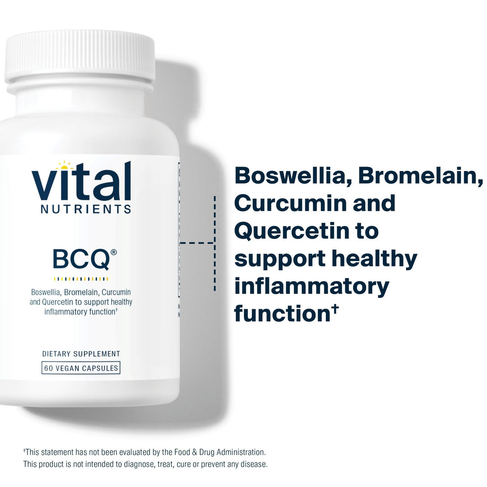 Unopened BCQ packaging photographed to emphasize clean-label quality and testing.