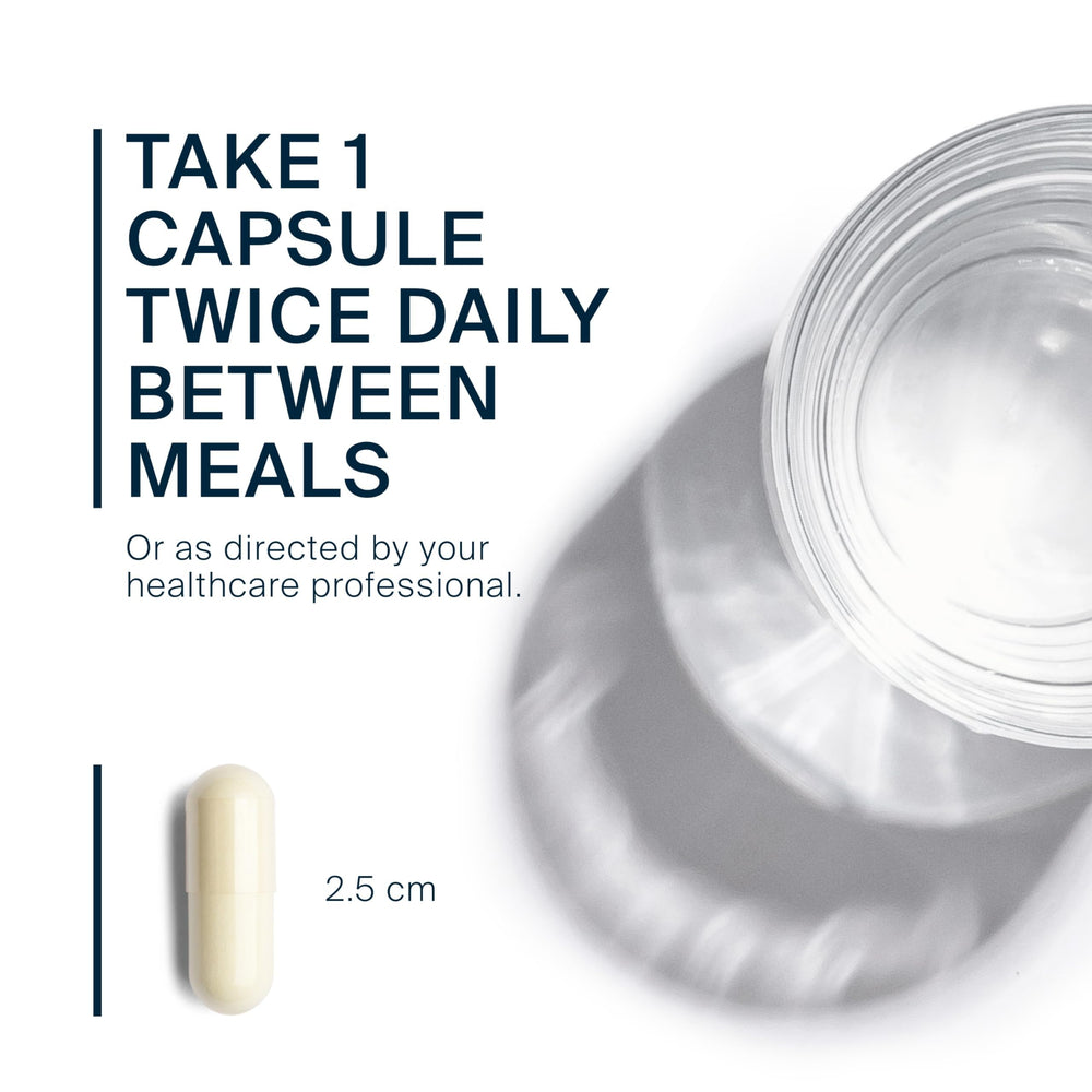 Vital Nutrients bottle back with ingredients and non-GMO details.