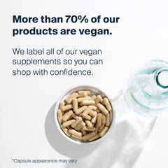 Vital Nutrients Liver Support bottle on desk with clean label.