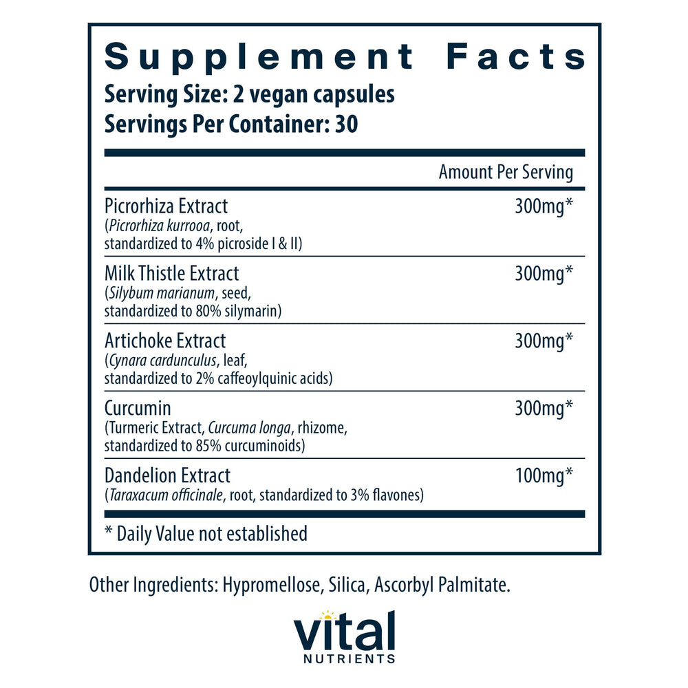 Liver Support II bottle highlighting milk thistle ingredient for liver support