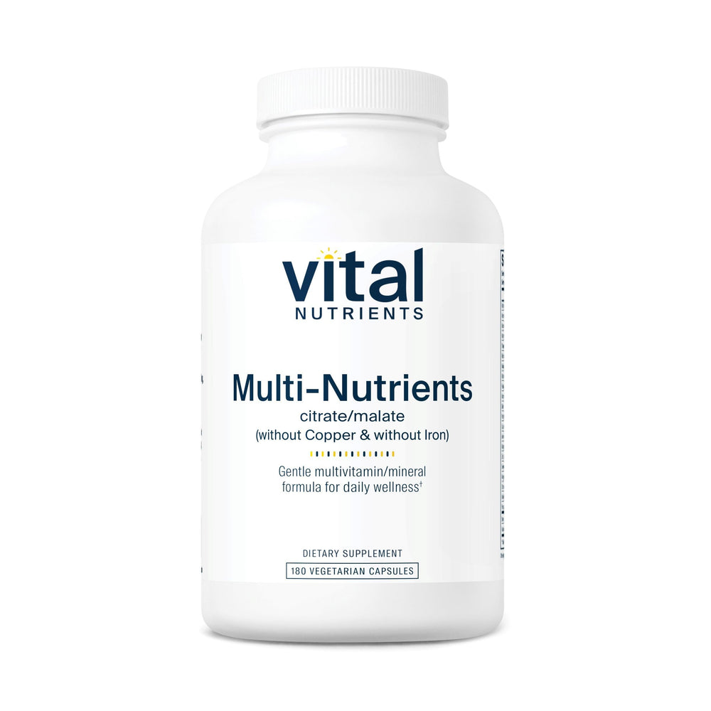 Vital Nutrients Multi-Nutrients bottle front for daily wellness.