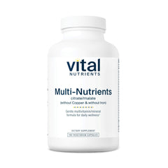 Vital Nutrients Multi-Nutrients bottle front for daily wellness.