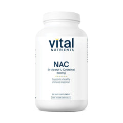 Vital Nutrients NAC 600mg bottle front for daily antioxidant support