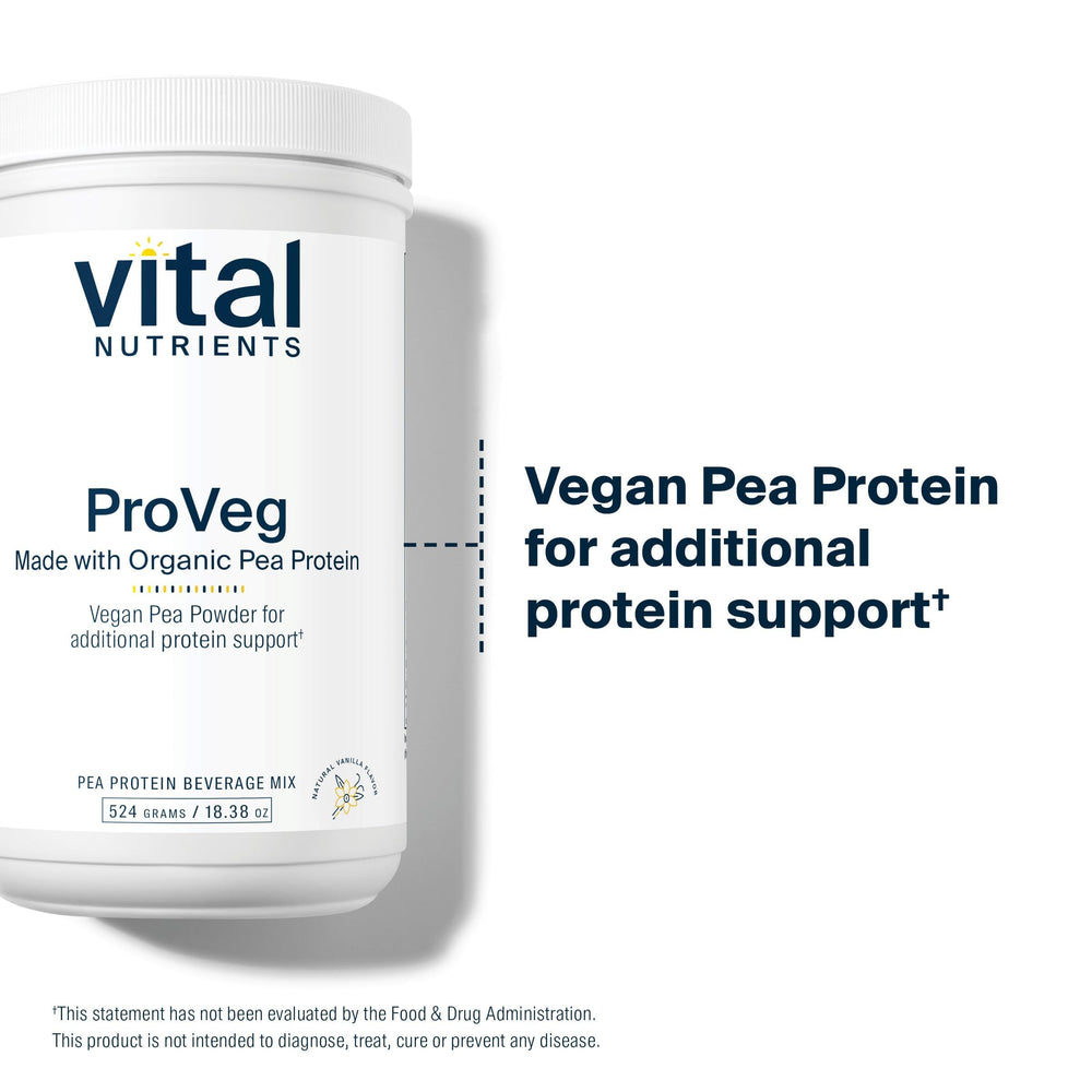 Quality and testing seals on Vital Nutrients ProVeg packaging