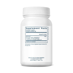 Vital Nutrients saffron extract label closeup emphasizes purity and third-party testing