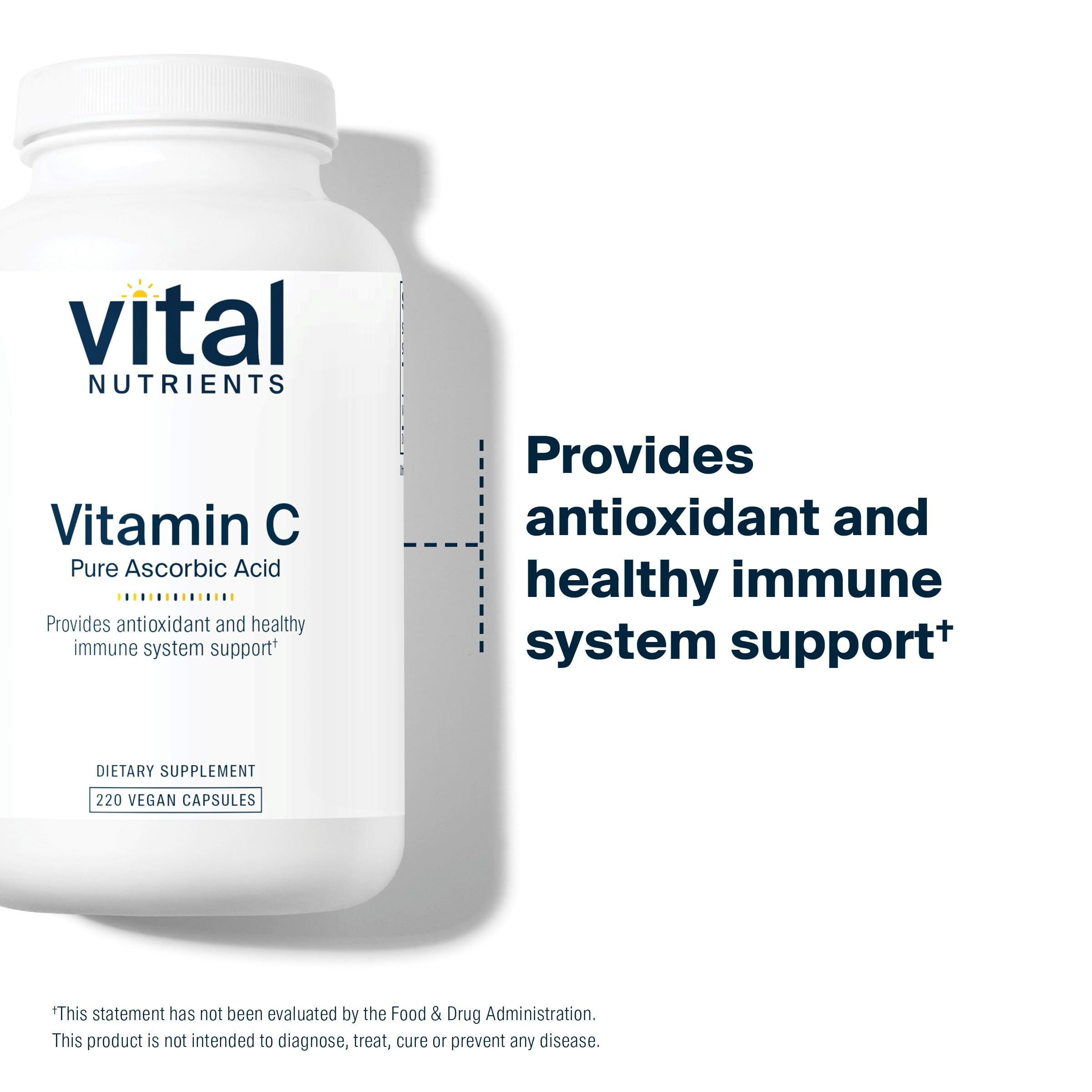 Vital Nutrients Vitamin C 1000mg hero shot highlighting trusted nutrient source