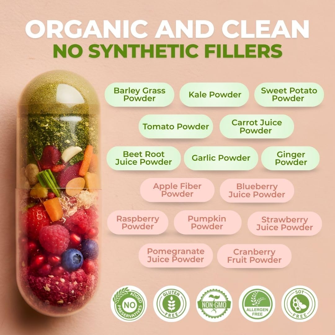 VITAL NUTRITIVE image conveys immune support and radiant skin through antioxidants.