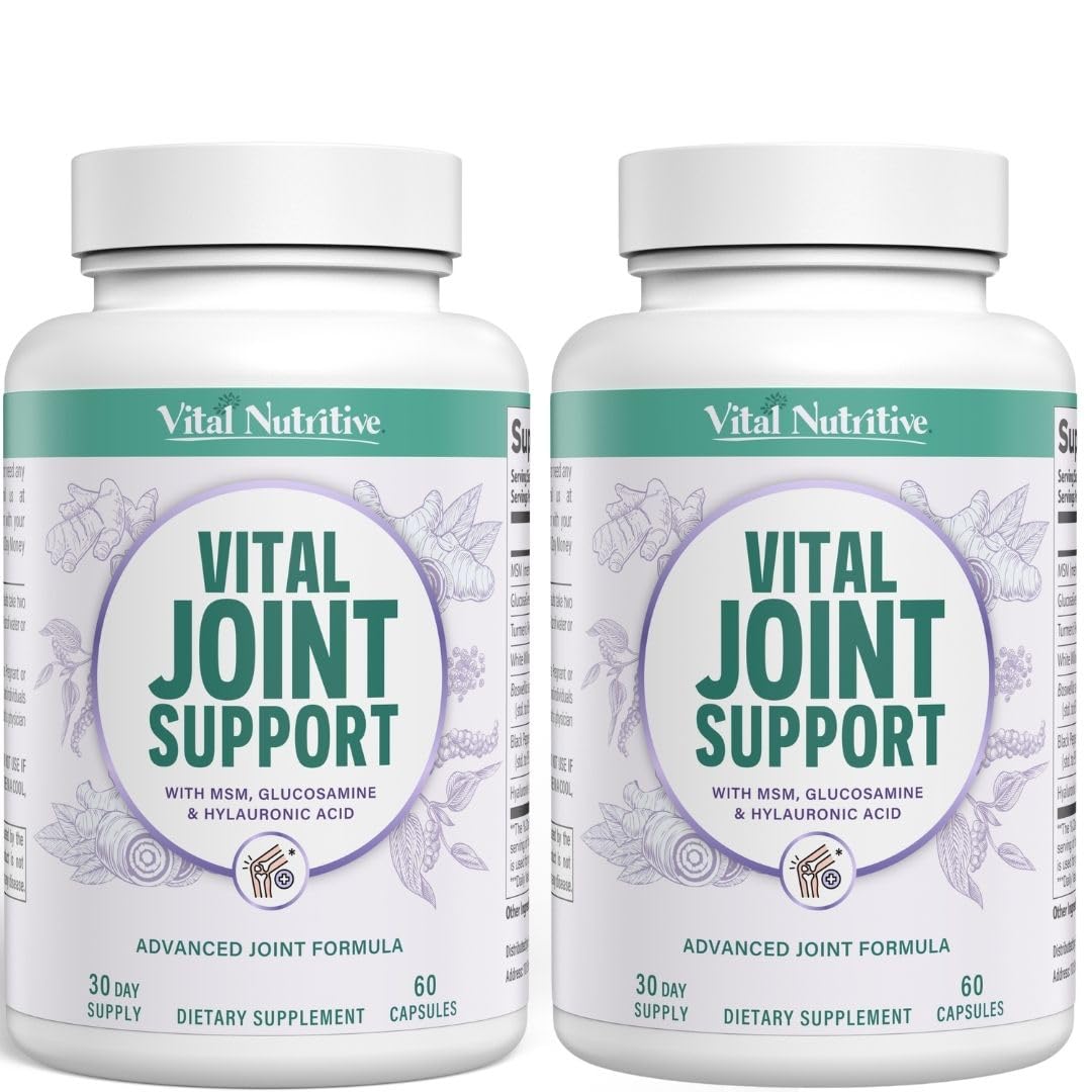 Vital Nutritive Joint Support bottle and packaging showing a 60-day supply for mobility