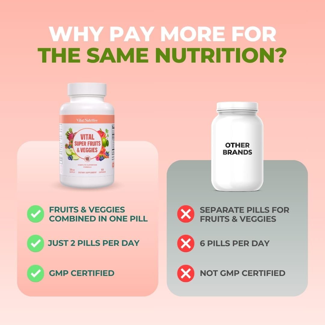 VITAL NUTRITIVE label close-up notes non-GMO plant-based nutrition.
