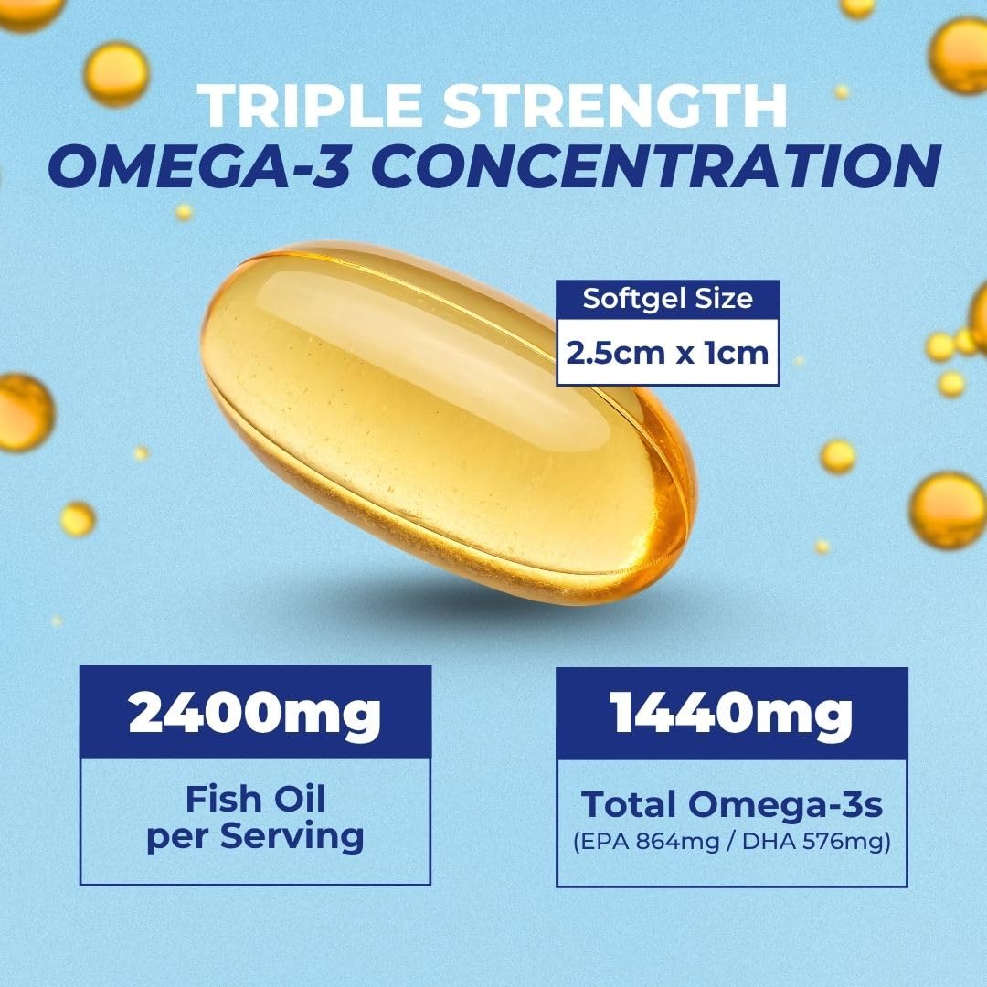 Vital Nutritive Omega-3 bottle label emphasizing lemon flavor and purity.