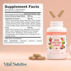 VITAL NUTRITIVE pantry-ready jar sits on shelf for daily wellness.