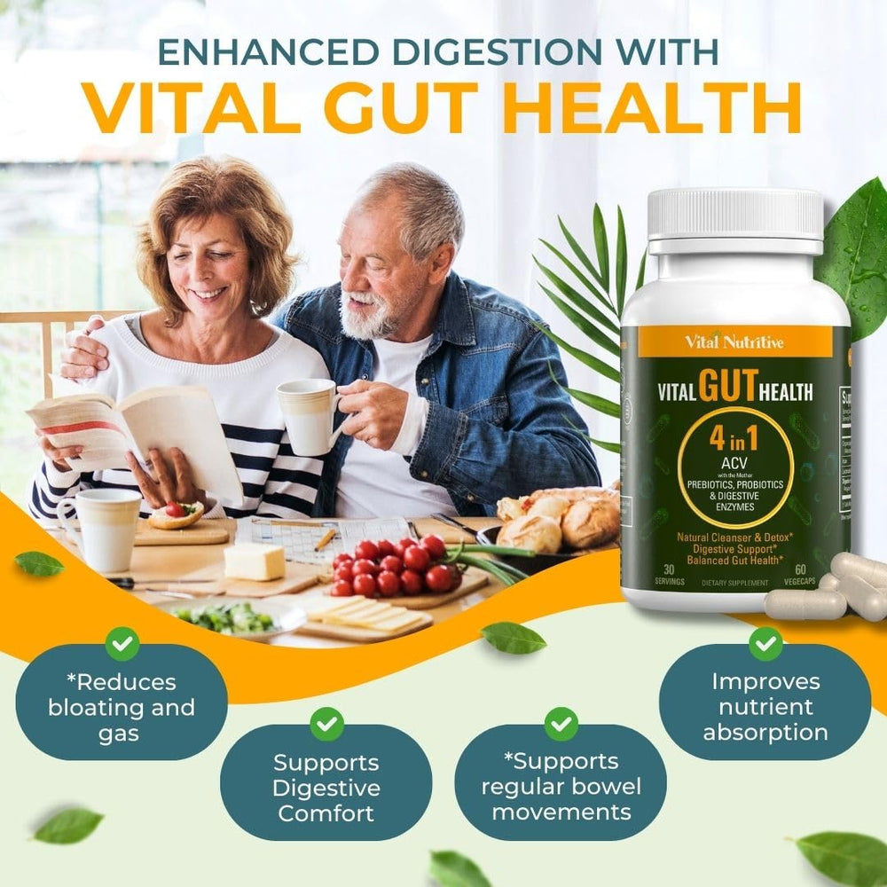 Vital Nutritive Vital Gut Health digestive enzymes — supports meal breakdown.