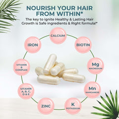 Morning routine with Vital Hair Complex on the bathroom counter.
