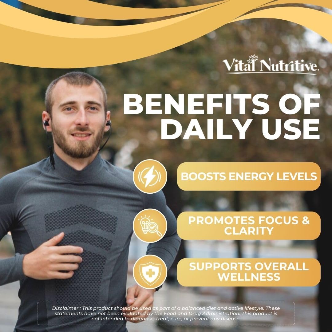 VITAL NUTRITIVE label detail emphasizes healthy circulation potential
