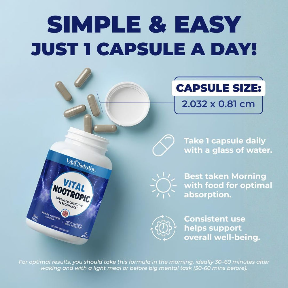 Ingredient-rich tray shows adaptogens for calm focus and stress resilience.