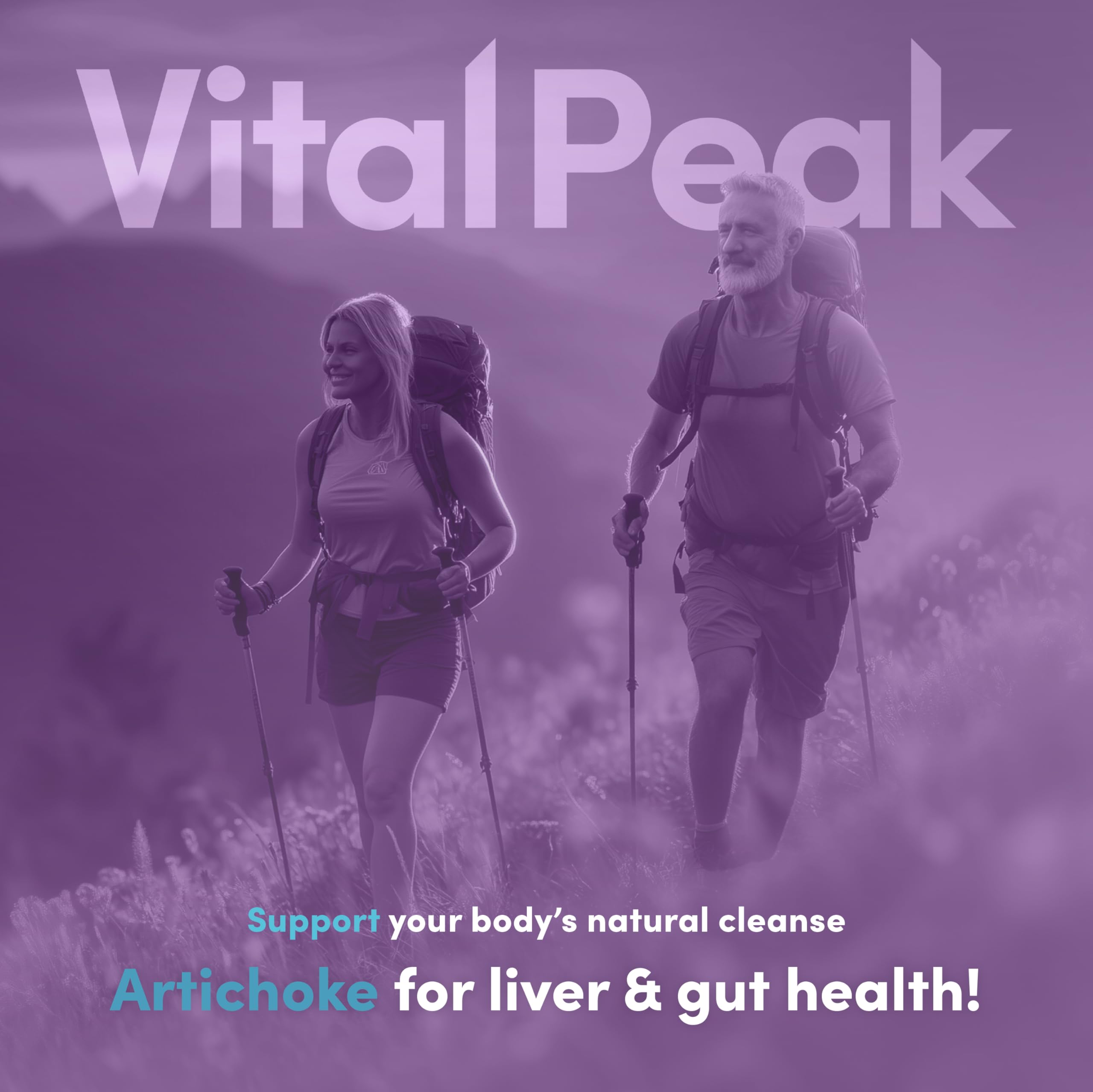 Vital Peak USA-made ingredients statement on box indicating domestic sourcing.