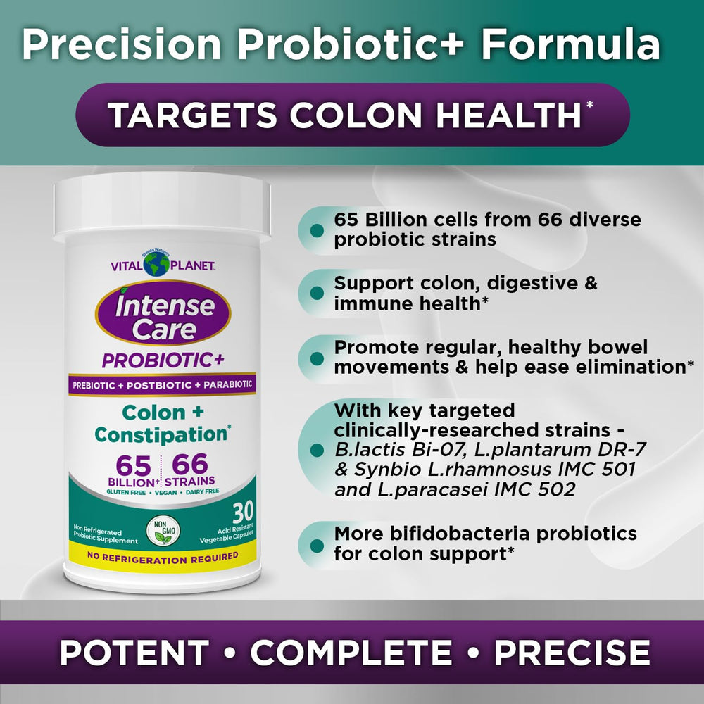 Vital Planet vegan non-GMO label signals clean daily probiotic use