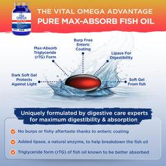 IFOS-certified badge on Vital Omega Critical Care packaging signals quality