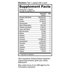 Vital Planet Vital Pro Naturals delayed-release capsules designed for meal digestion