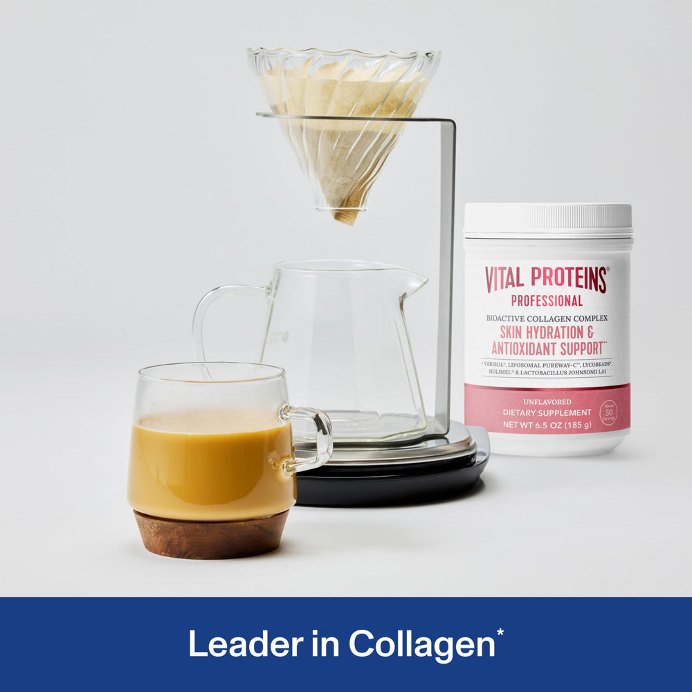 Vital Proteins Bioactive Collagen Complex label emphasizing quality ingredients.