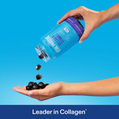 Vital Proteins Collagen Gummies bottle side view showing dairy-free formula.