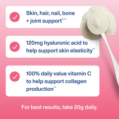 Vital Proteins Collagen Peptides Advanced Paleo Friendly and Whole30 Approved badge on packaging.