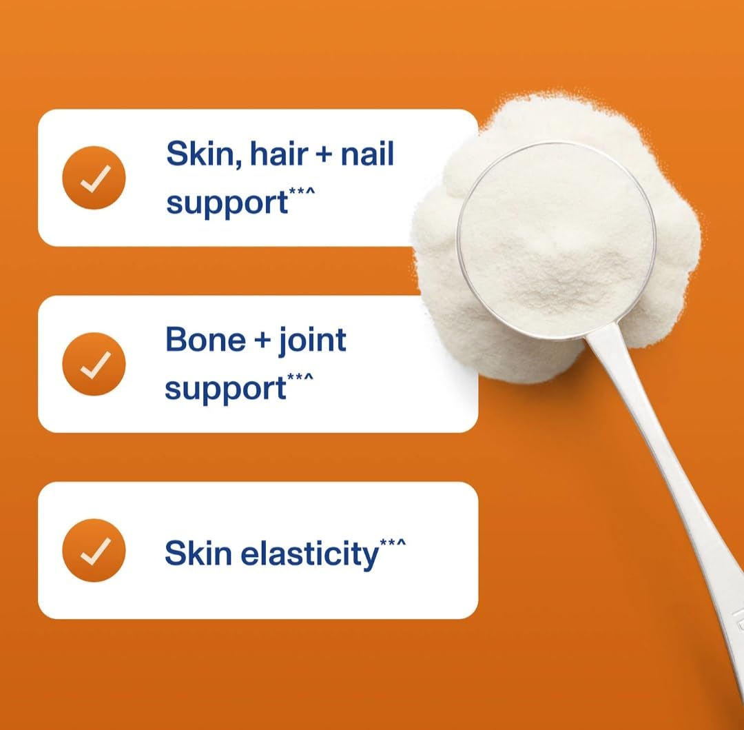 Vital Proteins Collagen Peptides Salted Caramel powder close-up texture for blending