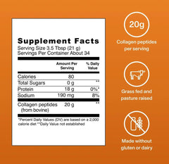 Vital Proteins Collagen Peptides Salted Caramel scoop ready to mix daily