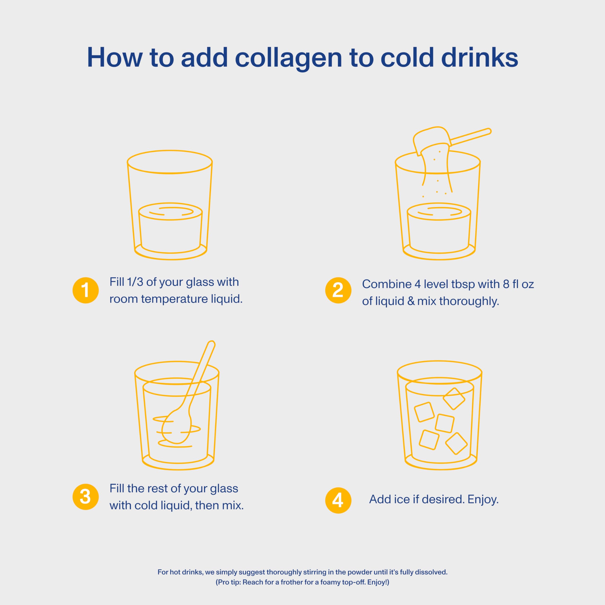 Vital Proteins collagen peptides vanilla scoop with label close-up, convenient for on-the-go.