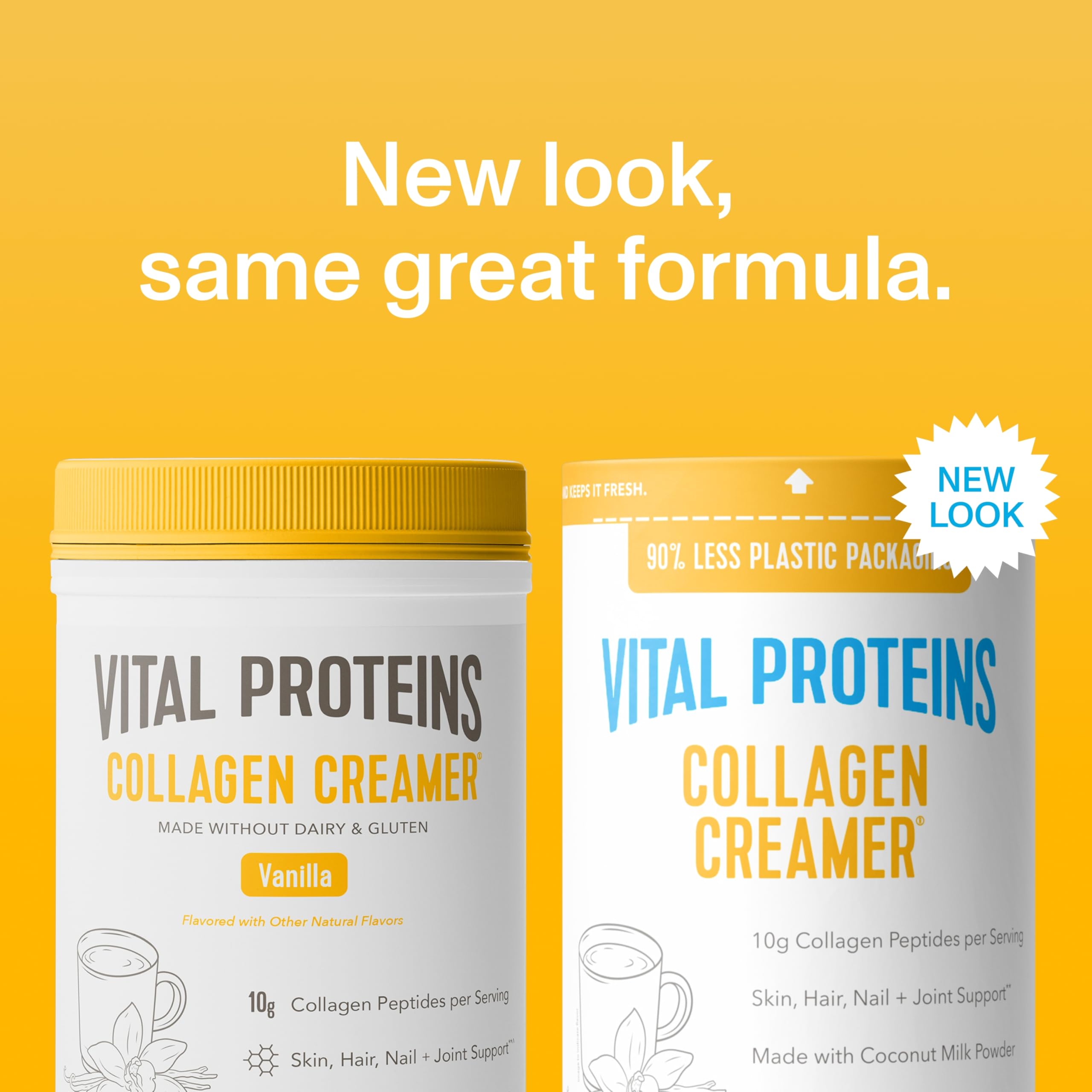 Vital Proteins grass-fed collagen bottle with label visible for daily supplement use.