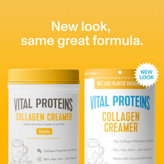 Vital Proteins grass-fed collagen bottle with label visible for daily supplement use.
