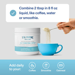 Vital Proteins Professional Daily Foundational close-up of powder texture indicating purity and mixability.