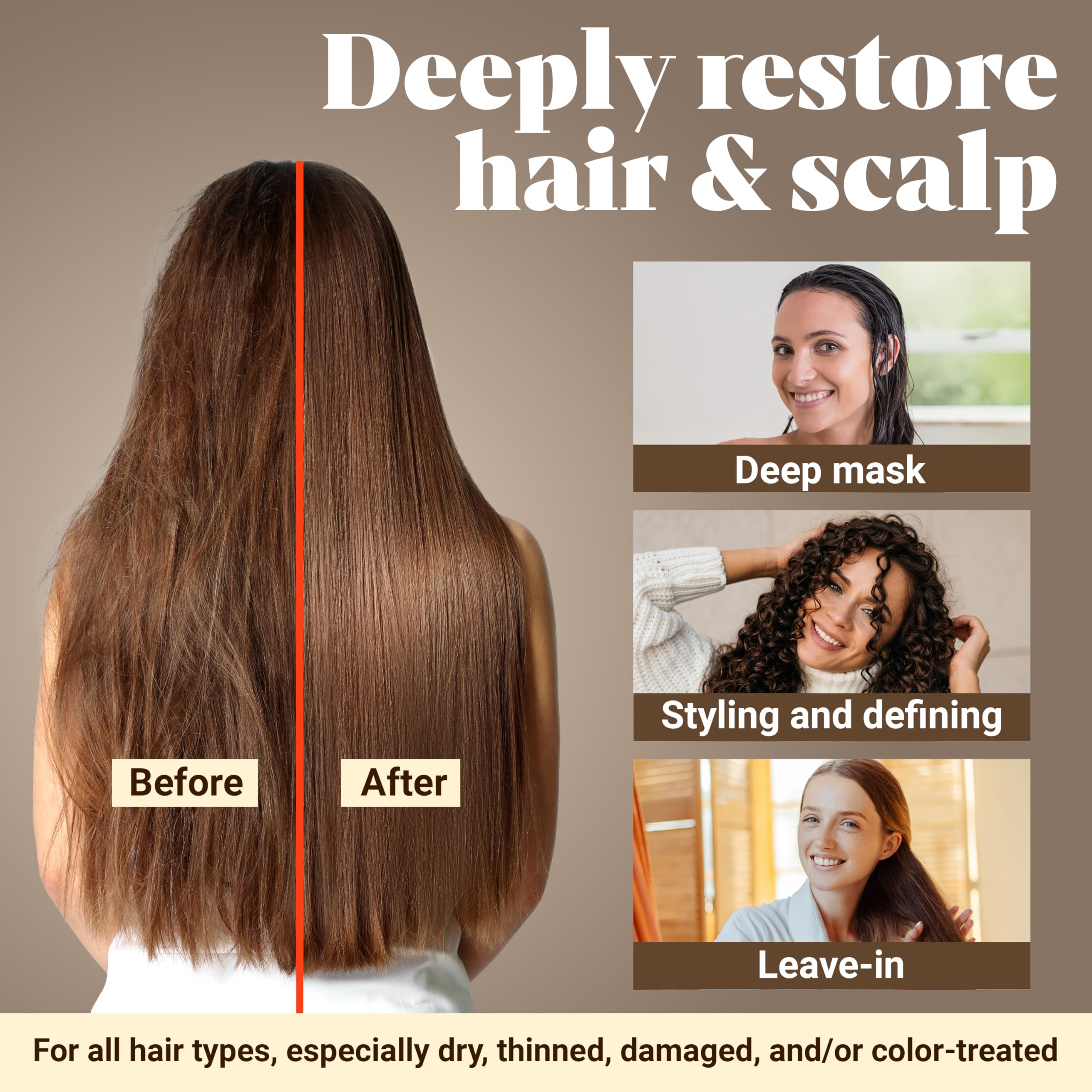 Vital Strands Batana Oil overnight treatment softens and detangles