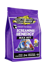 VITAL 4U Screamin Energy Max Hit tropical punch bottle showcases sugar-free energy.