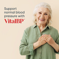 VitalBP CoQ10 capsule close-up emphasizing energy-related benefits
