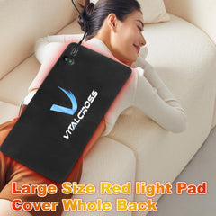 VITALCROSS device on back with secure setup for sessions