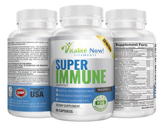 Vitalité Now quercetin immunity ingredients closeup highlighting antioxidant blend.