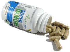 Vitalité Now turmeric and spice blend capsule closeup showing natural ingredients.