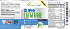 Vitalité Now vitamin C immune boost capsules closeup for antioxidant protection.