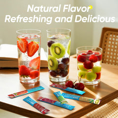 VitalHarvest electrolytes kiwi green apple packets help balance fluids during activity.