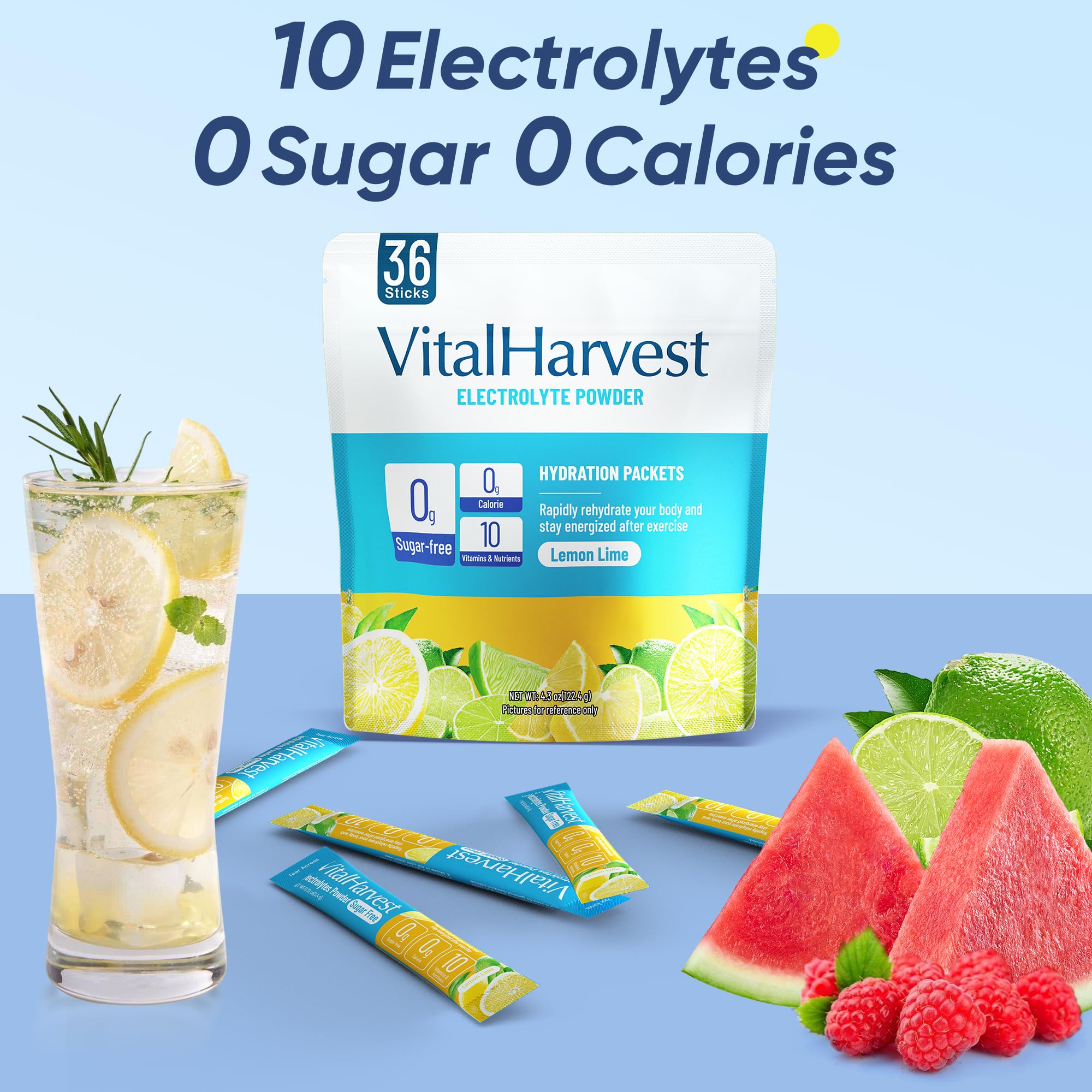 VitalHarvest portable-single-serve packet ideal for travel, gym, and busy days.