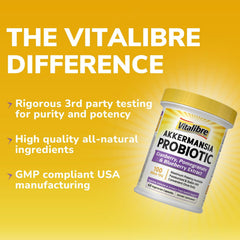 Product imagery highlighting allergen-free formulation (gluten-free, dairy-free, sugar-free).