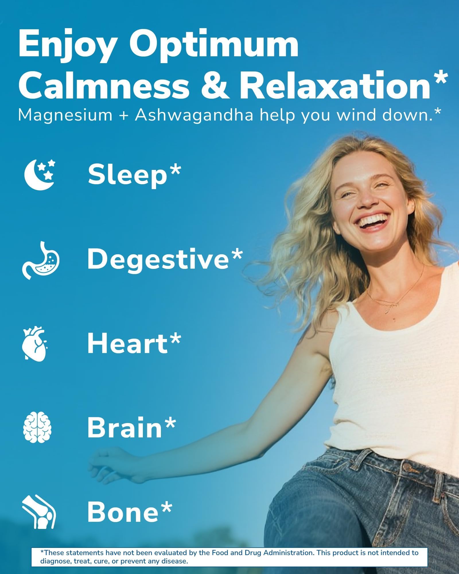 Ashwagandha and L-Theanine together in Vitalibre for non-drowsy stress adaptation.