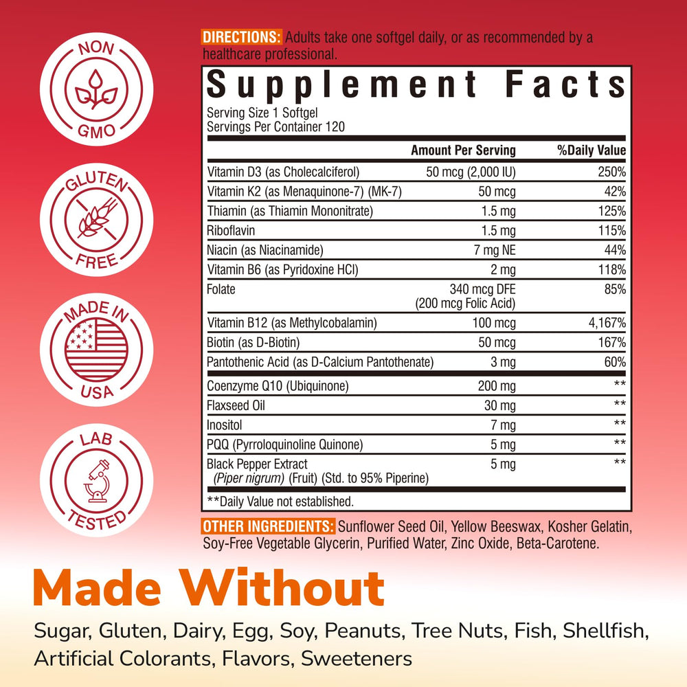 Vitalibre D3 and K2 blend showing bone-support nutrients.
