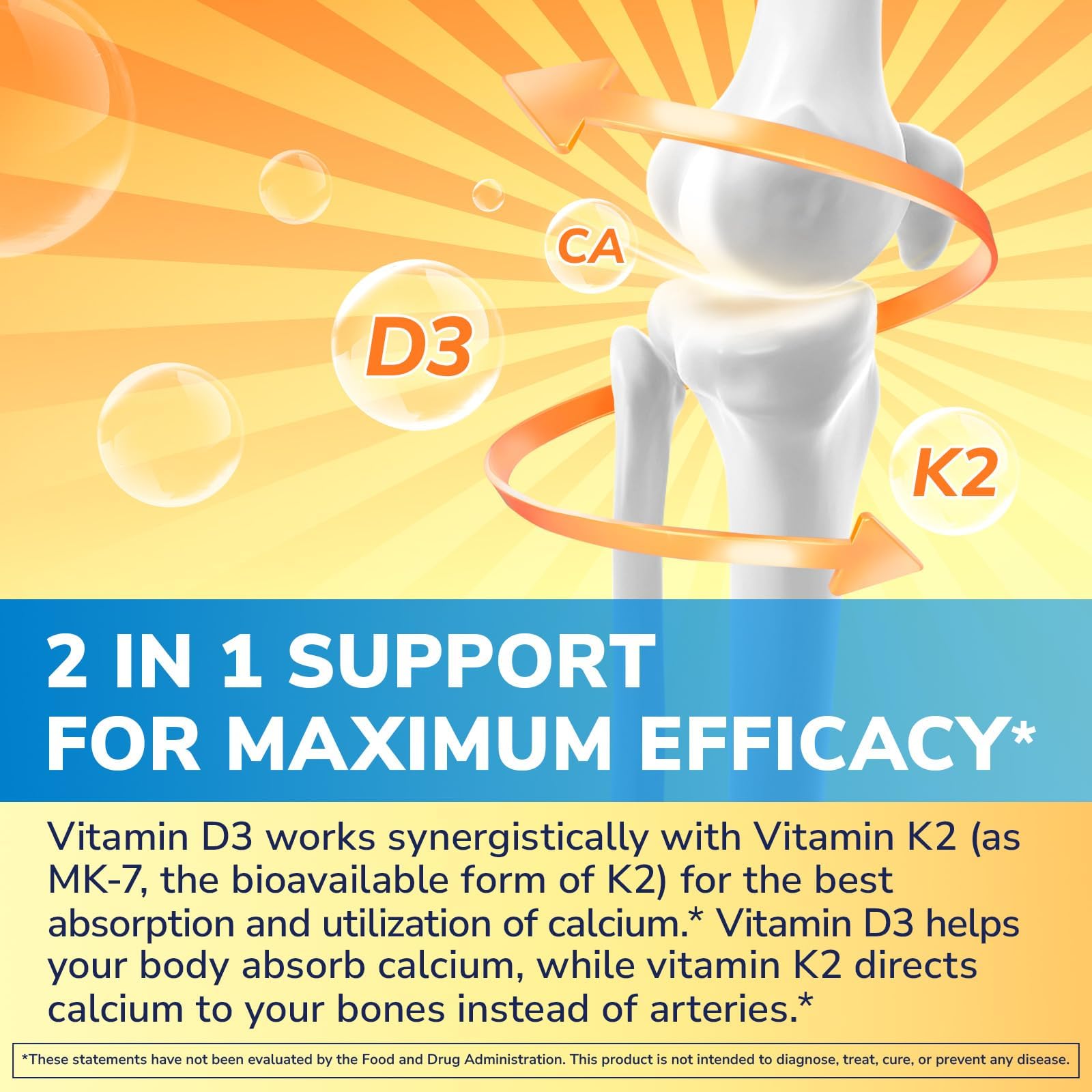 Vitalibre D3 K2 label closeup in GMP-certified packaging for quality assurance.