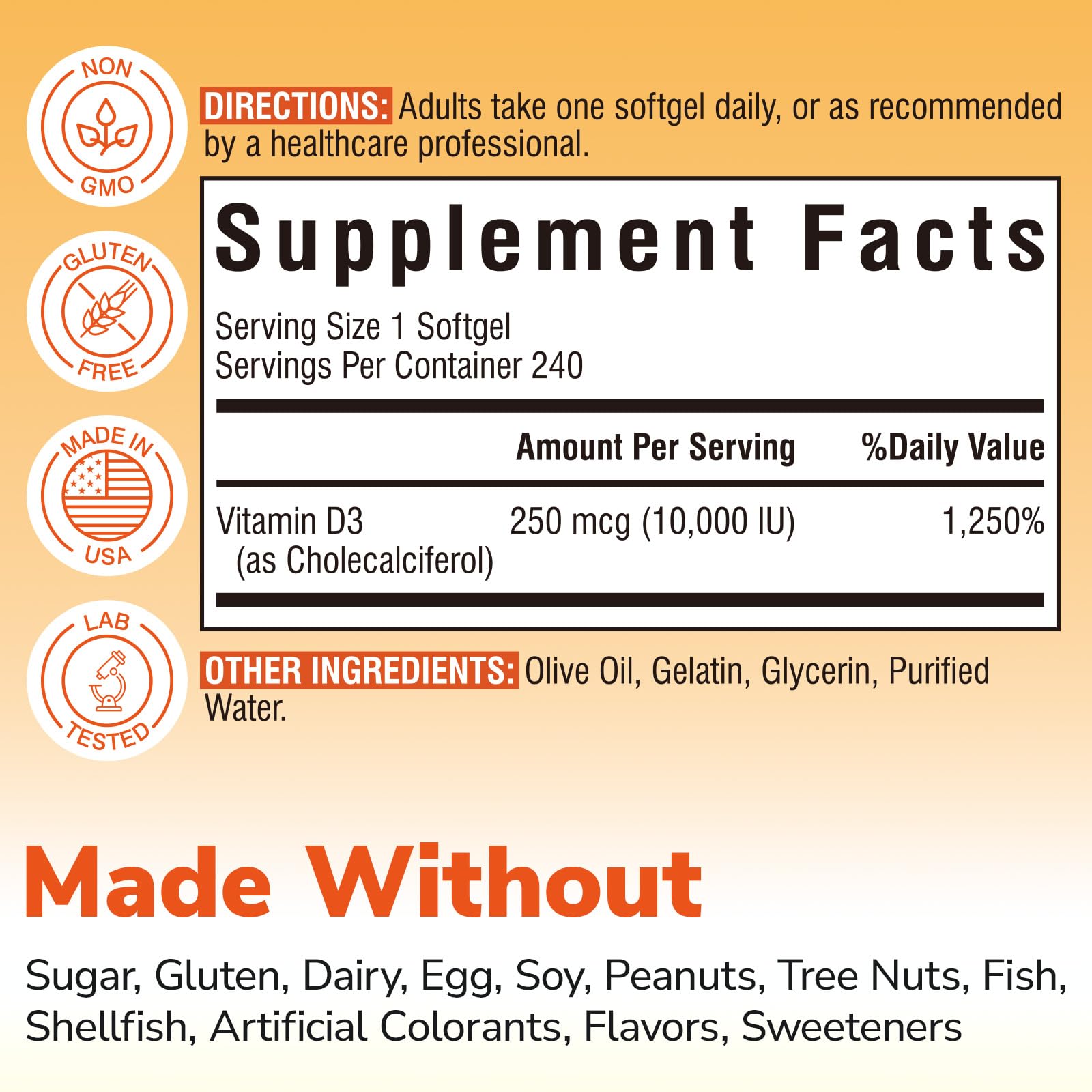 Vitalibre D3 softgel pour shows easy dosing and quick uptake with olive oil
